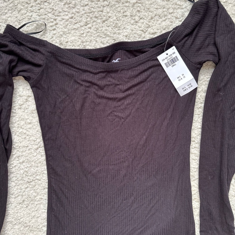 Ribbed Long Sleeve Top - Small